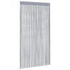 vidaXL Rideaux &agrave; fils 2 pcs gris clair 100x250 cm