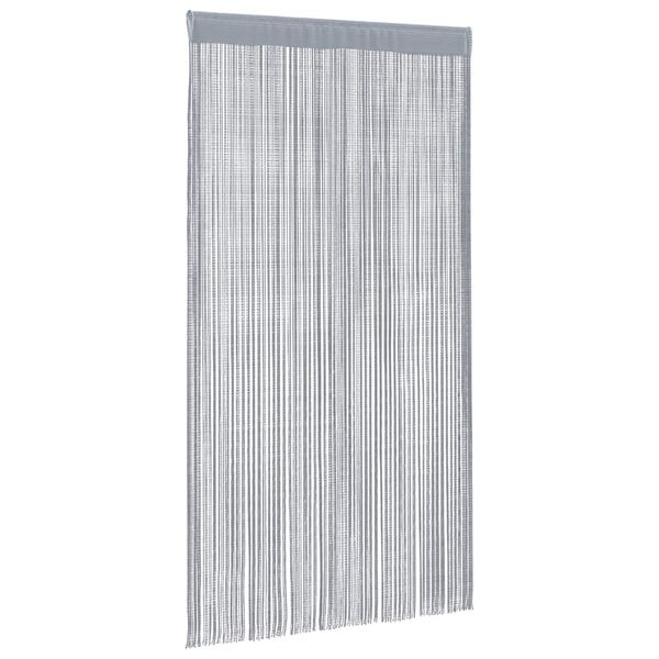 vidaXL Rideaux &agrave; fils 2 pcs gris clair 100x250 cm