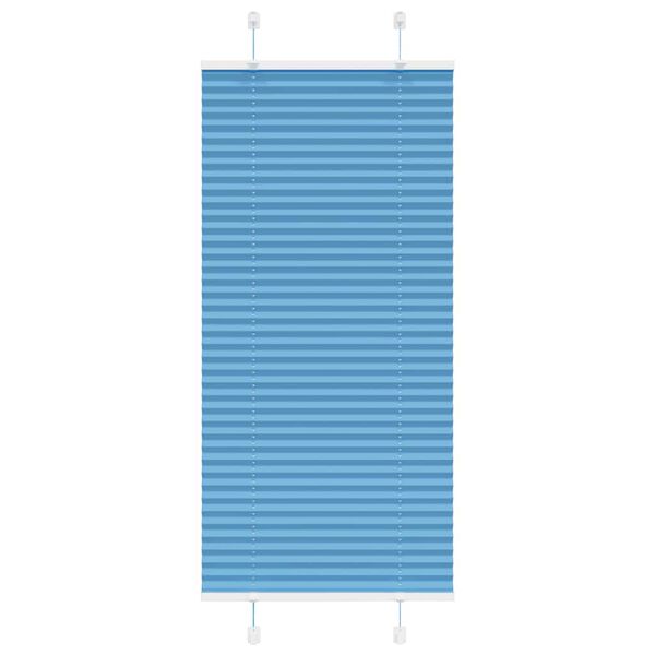 vidaXL Store pliss&eacute; bleu 60x100 cm largeur du tissu 59,4 cm polyester
