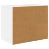 vidaXL Maison pour chat Blanc Brillant 51 x 30 x 42,5 cm
