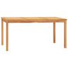 vidaXL Ensemble &agrave; manger de jardin 5pcs Bois de teck massif