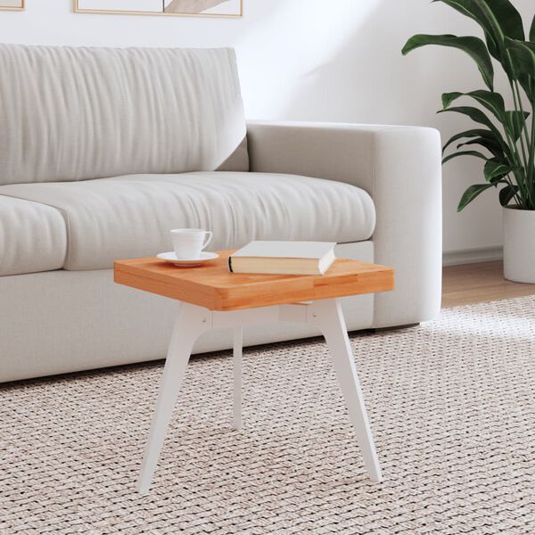 vidaXL Dessus de table 40x40x4 cm carr&eacute; bois massif de h&ecirc;tre