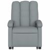 vidaXL Fauteuil inclinable Gris clair Tissu