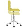 vidaXL Chaises pivotantes &agrave; manger lot de 4 vert tissu