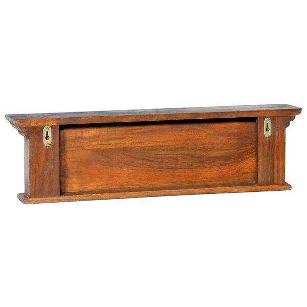 vidaXL Portemanteau mural 70x10x20 cm Bois de teck massif