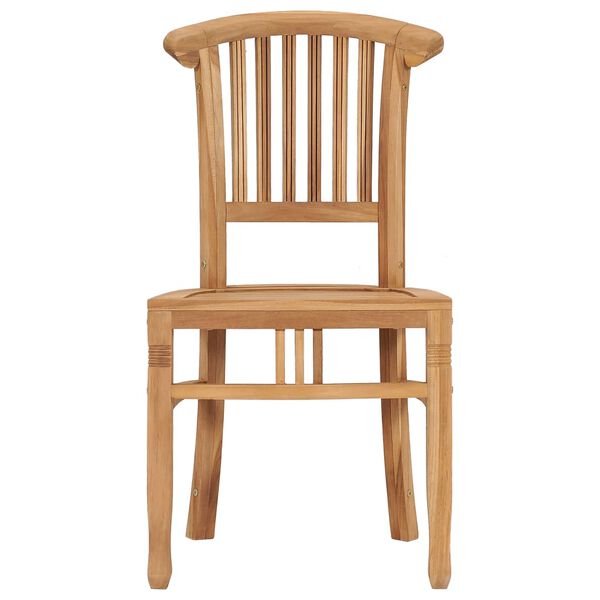 vidaXL Ensemble &agrave; manger de jardin 5 pcs bois de teck solide