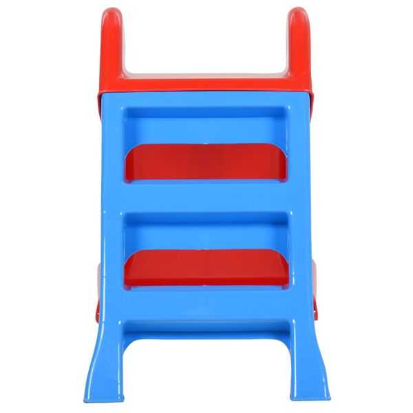 vidaXL Toboggan pliable pour enfants 111 cm Multicolore