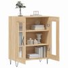 vidaXL Buffet ch&ecirc;ne sonoma 69,5x34x90 cm bois d'ing&eacute;nierie