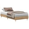 vidaXL Cadre de lit sans matelas ch&ecirc;ne artisanal 75x190 cm