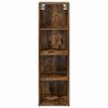vidaXL Armoire suspendue avec stockage Ch&ecirc;ne fum&eacute; 30 x 29,5 x 100 cm