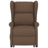 vidaXL Fauteuil Marron Tissu
