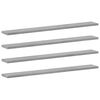 vidaXL Panneaux de biblioth&egrave;que 8 pcs Gris b&eacute;ton 80x10x1,5cm Agglom&eacute;r&eacute;