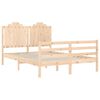vidaXL Cadre de lit sans matelas bois massif