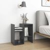 vidaXL Tables de chevet 2 pcs Gris 50x30x51,5 cm bois d'ing&eacute;nierie