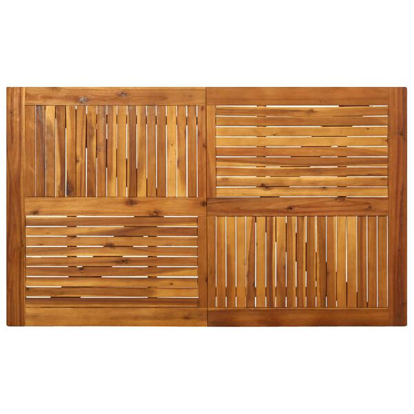 vidaXL Ensemble &agrave; manger de jardin 5 pcs Marron