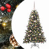 vidaXL Sapin de No&euml;l artificiel Vert 120 cm PVC, plastique et acier