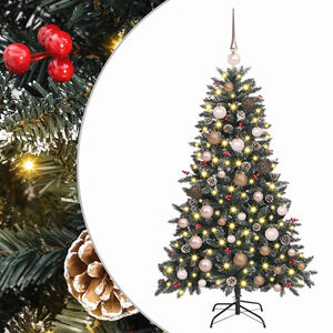 vidaXL Sapin de No&euml;l artificiel Vert 120 cm PVC, plastique et acier