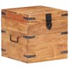 vidaXL Coffre 40x40x40 cm bois d'acacia solide