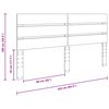 vidaXL T&ecirc;te de lit Gris Sonoma 160 cm Bois d'ing&eacute;nierie