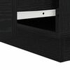 vidaXL Cabinet de chevet avec tiroir Ch&ecirc;ne noir 39 x 34,5 x 50 cm