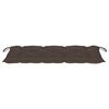 vidaXL Banc Batavia avec coussin taupe 120 cm Bois de teck massif