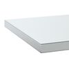vidaXL &Eacute;tag&egrave;res murales 2 pcs 75x40x3 cm argent&eacute; acier inoxydable