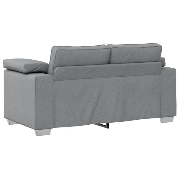 vidaXL Canap&eacute; Gris clair 160 x 80 x 82 cm tissu