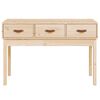 vidaXL Table console 114x40x75 cm Bois massif de pin