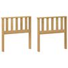 vidaXL Module d'accoudoirs 2 pcs Blanc 60 x 6 x 61 cm