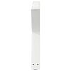 vidaXL Pieds de table basse 2 pi&egrave;ces Blanc 60 x (42-43,3) cm Acier