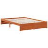 vidaXL Cadre de lit avec tiroir 3 pcs Cire marron Bois de Pin Massif