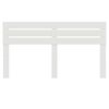 vidaXL T&ecirc;te de lit Blanc 200 cm Bois d'ing&eacute;nierie