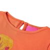 T-shirt enfants &agrave; manches longues orange br&ucirc;l&eacute; 128