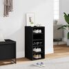 vidaXL Armoire &agrave; chaussures Noir 31,5x35x70 cm Agglom&eacute;r&eacute;