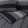 vidaXL Ensemble de housse de couette gris fonc&eacute; 140x200 cm Coton