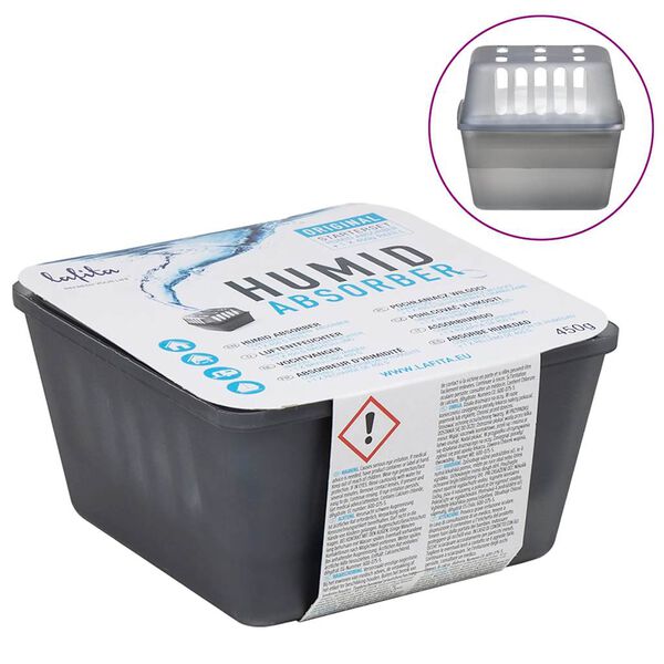 vidaXL Absorbeurs d'humidité avec sacs de recharge 2 pcs 450 g
