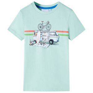 vidaXL T-shirt pour enfants menthe claire 104