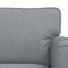 vidaXL Canap&eacute; 2 pcs Gris clair 162 x 80 x 85 cm tissu