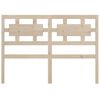 vidaXL T&ecirc;te de lit 140,5x4x100 cm Bois massif de pin