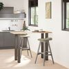 vidaXL Pieds de table de bar 4 pi&egrave;ces Acier naturel 90-92 cm Acier
