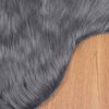 vidaXL Tapis en fausse Tafalla Anthracite 60 x 90 cm Polyester