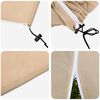 vidaXL Couvercles de Fleece de Protection Anti-Gel pour Plantes Beige