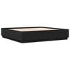 vidaXL Cadre de lit avec LED sans matelas noir 200x200 cm