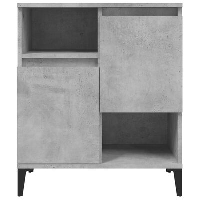 vidaXL Buffets 3 pcs gris béton 60x35x70 cm bois d'ingénierie