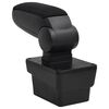 vidaXL Accoudoir de voiture noir 17x40x(31-49) cm ABS