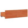 vidaXL Cadre de lit sans matelas avec tiroirs 120x190 cm bois de pin