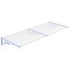 vidaXL Auvent de porte Gris et transparent 239x90 cm Polycarbonate