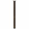 vidaXL Pieds de table de bar 4 pi&egrave;ces Acier naturel 110-112 cm Acier