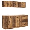 vidaXL Armoires de garage 6 pcs vieux bois bois d'ing&eacute;nierie