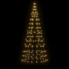 vidaXL Sapin de No&euml;l &agrave; LED 200 LED blanc 180 cm